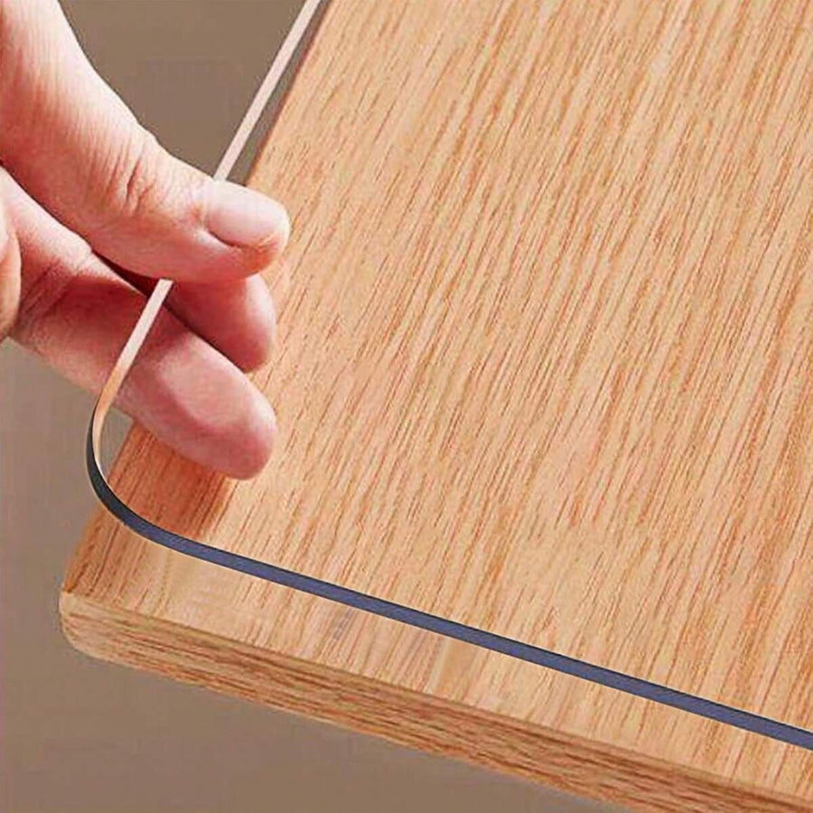 PVC 1.0mm Thick Transparent Tablecloth, Waterproof, Scratch-Resistant, Heat-Resistant, And Easy To Clean. Decorative And Protective Film For Table Surfaces, Perfect For Family And Hotel Dining Tables, Coffee Tables, And Home Use. Supplied As 1 Piece.